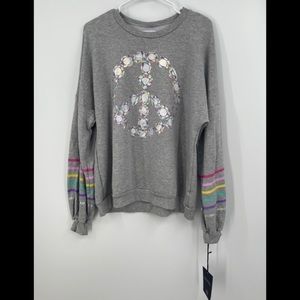 Lauren Moshi Diamond Peace Pullover